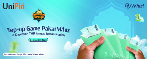 Top Up Game Pakai Whiz Dapatkan Bonus Jutaan Rupiah!